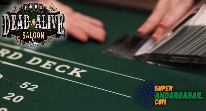 Dead or Alive Saloon offers bonuses with each round in this fast-paced card game pictured.